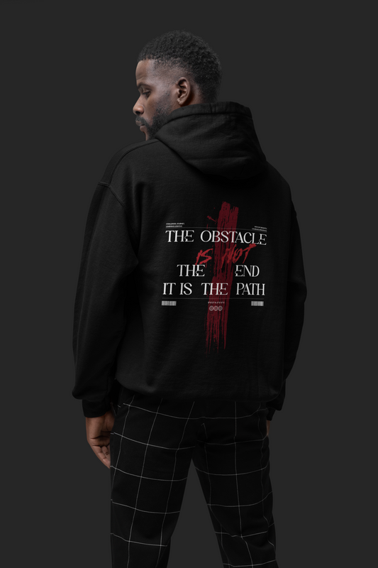 The Path Oversized Zipper Hoodie