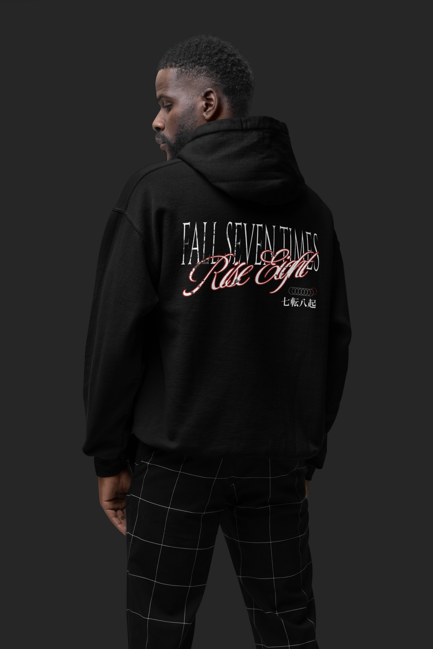 Rise Eight Oversized Zipper Hoodie