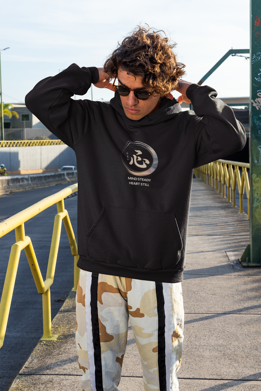 Mind steady Heart still Oversized Hoodie