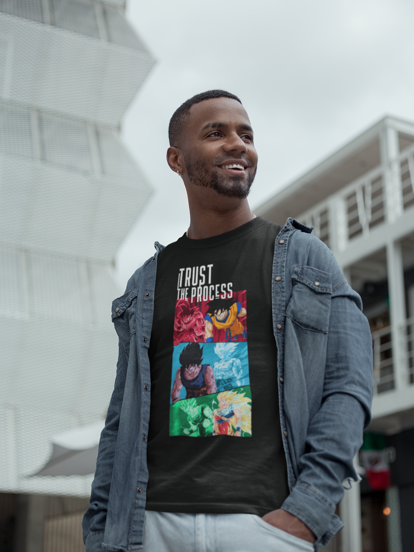 Trust the process Oversized Shirt