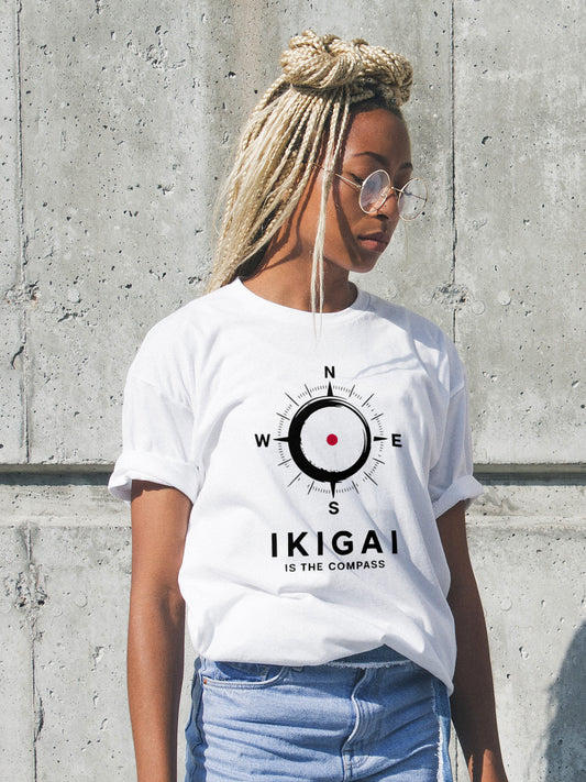 Ikigai Compass Oversized Shirt