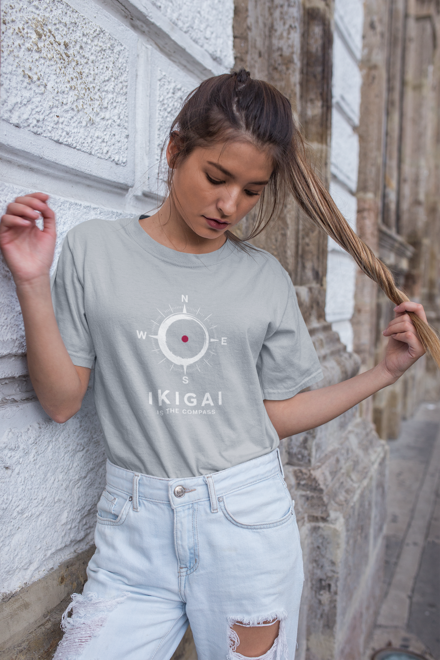 Ikigai Compass Oversized Shirt