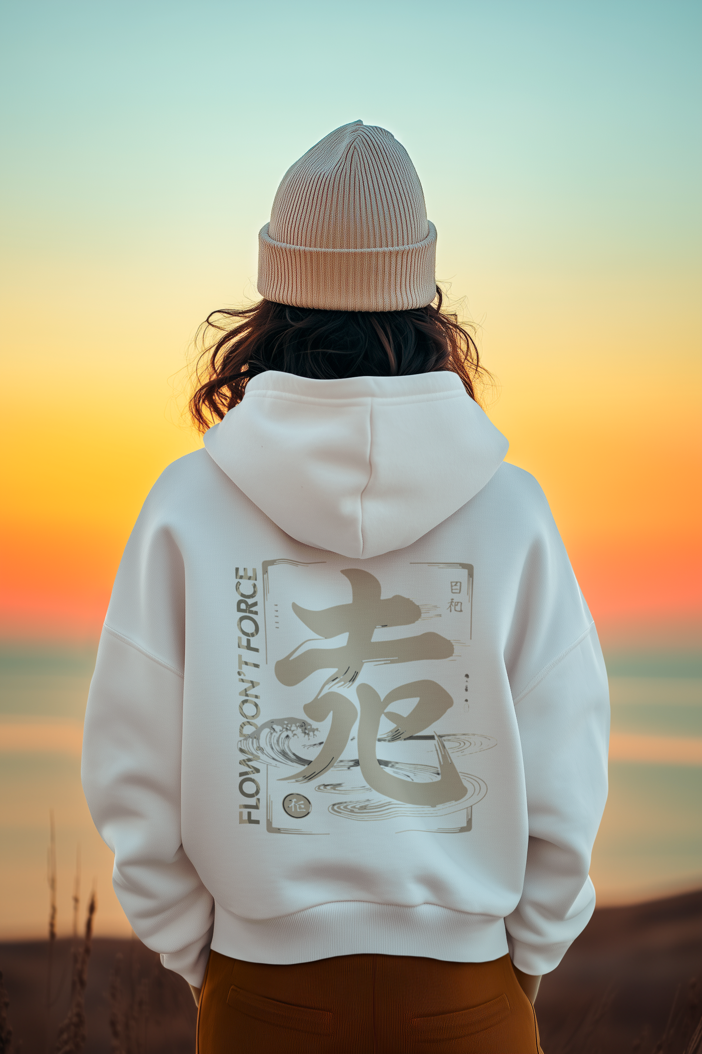 Flow dont force Oversized Hoodie