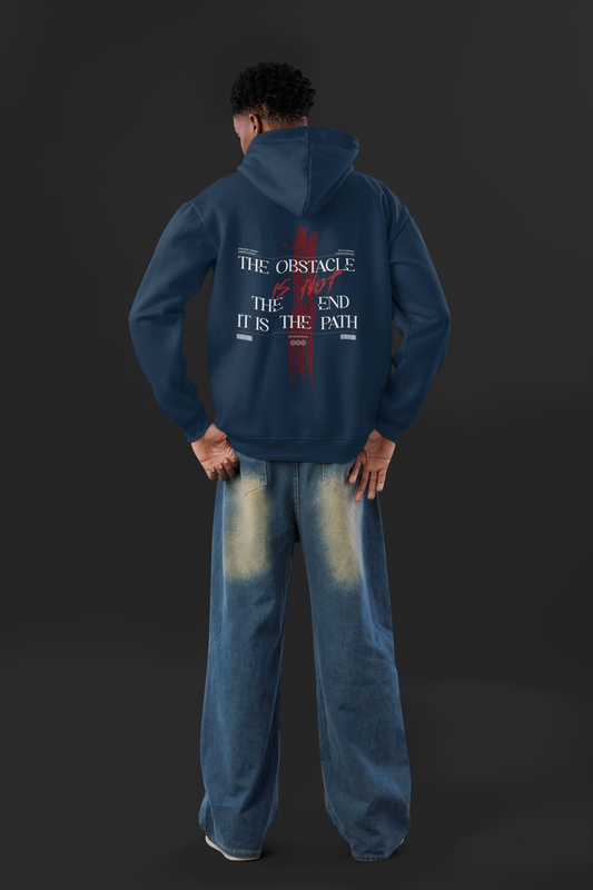 The Path Oversized Zipper Hoodie