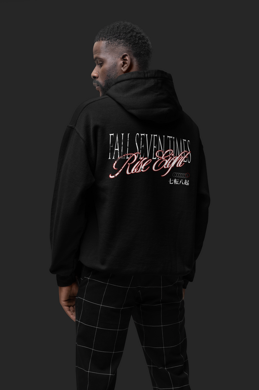 Rise Eight Oversized Zipper Hoodie