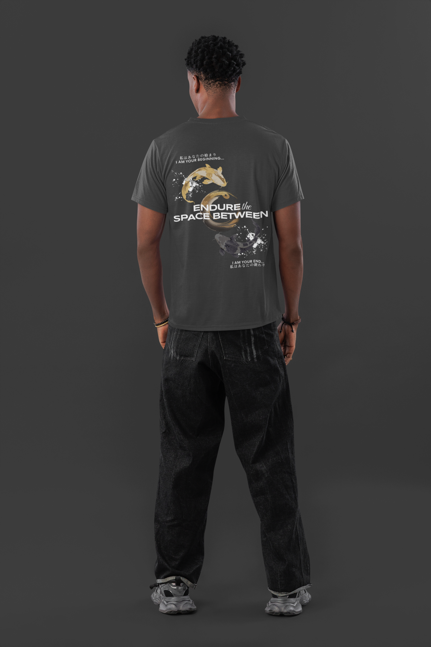 Yin Yang Koi Oversized Shirt