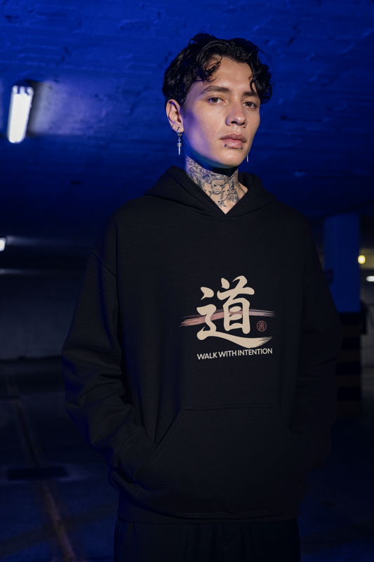 Walk with intention Oversized Hoodie