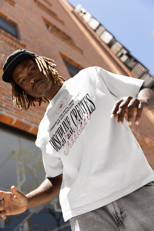 Disicpline Creates Freeom Oversized Shirt