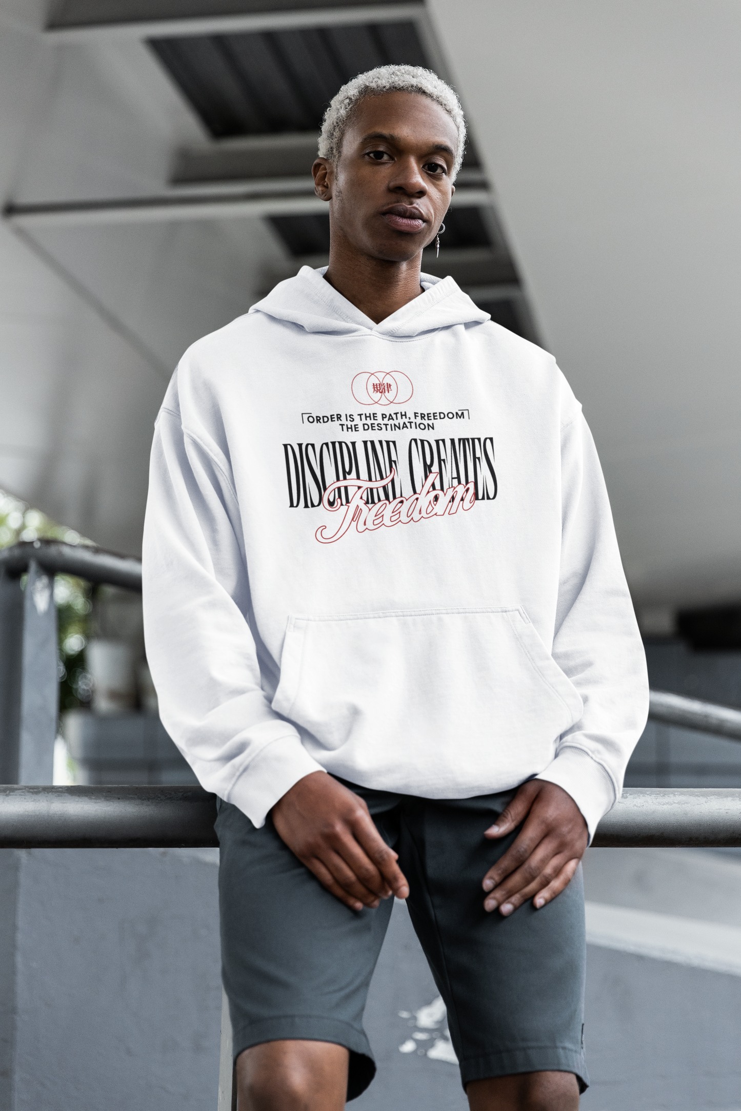 Discipline Creates Freedom Oversized Hoodie
