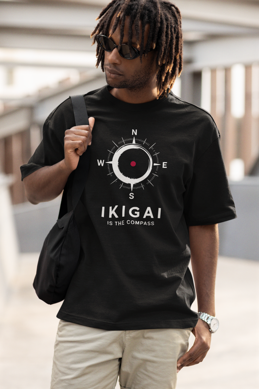 Ikigai Compass Oversized Shirt