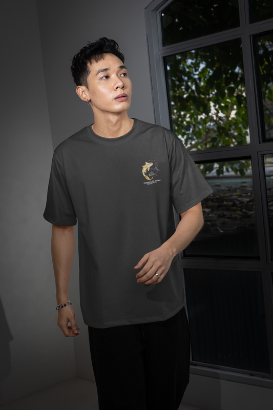 Yin Yang Koi Oversized Shirt