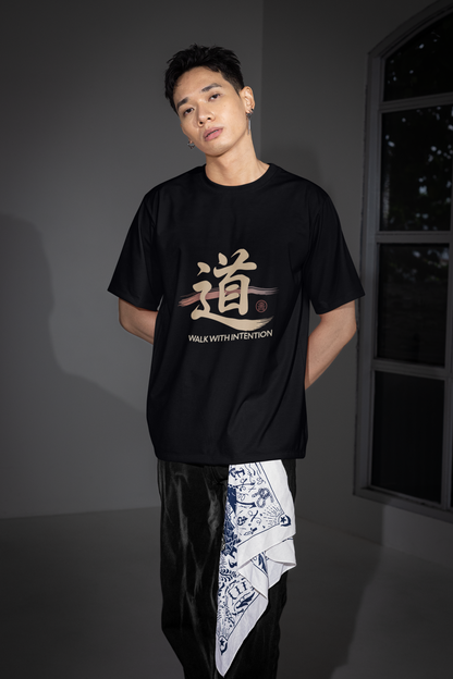 Walk with intention Oversized Shirt